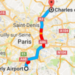 Orly airport to charles de Gaulle airport