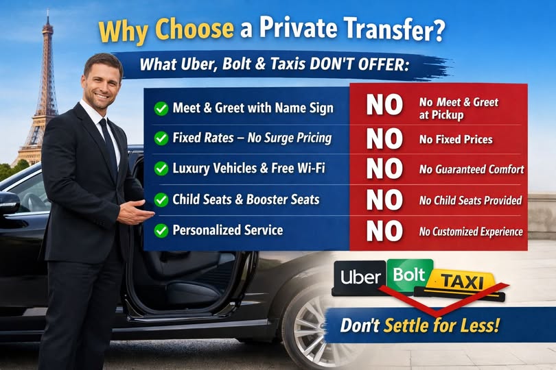 private transfer from charles de gaule to disnyeland paris