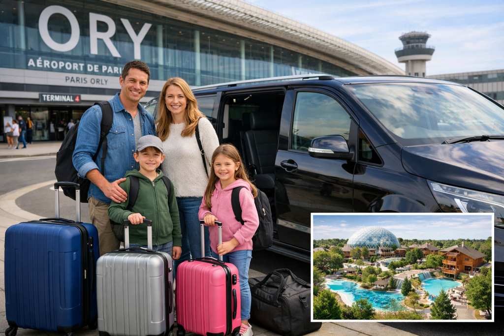 orly airport to village nature paris