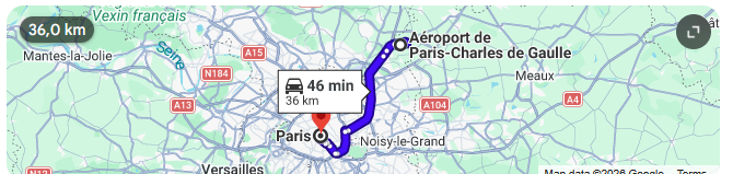 charles de gaulle cdg to paris city